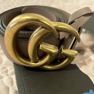 Authentic Gucci Double G Marmont Belt 95